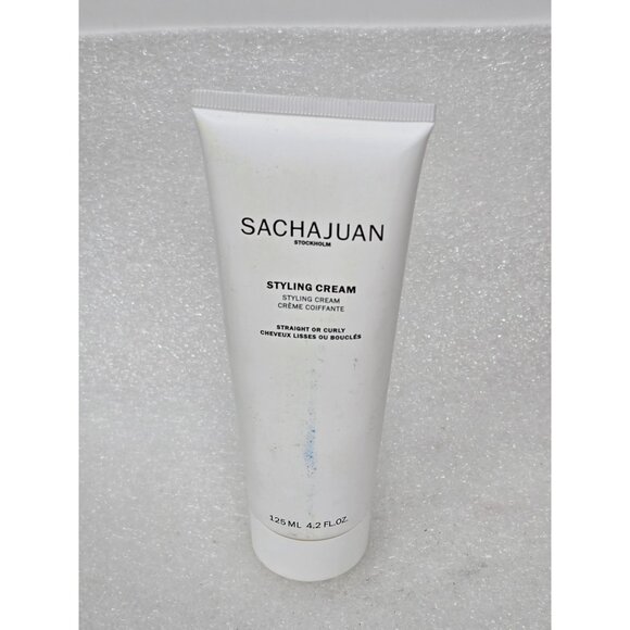 Sachajuan Styling Cream 125ml 4.2 Fl.oz For Straight Or Curly Hair - Picture 1 of 2
